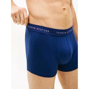 Tommy Hilfiger 3-Pack Logo Waistband Blue Trunks